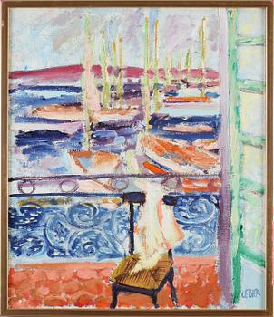 DANIEL LEBIER, olja på duk, signerad.