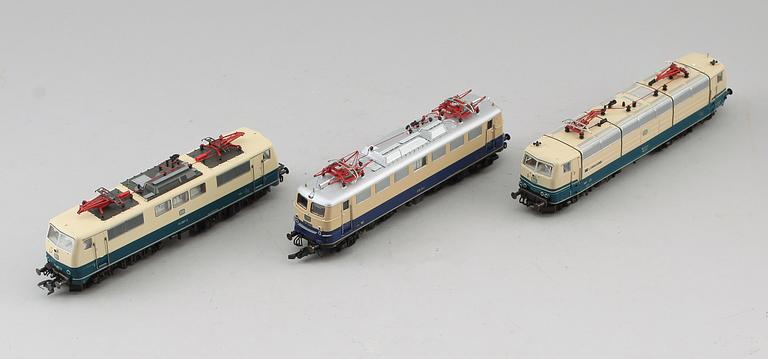 SAMLING MODELLTÅG, 4 delar, Roco, Österrike.