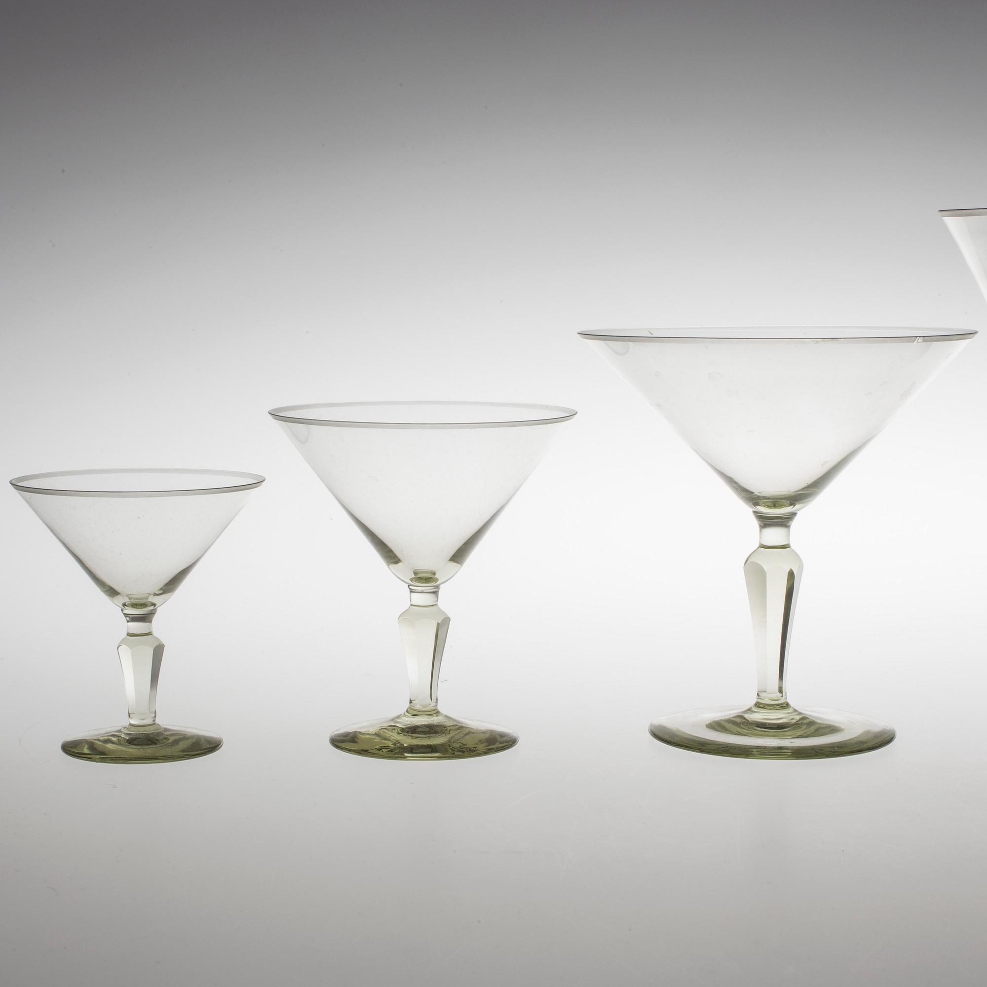 GLASSERVIS, 93 delar, 1900-tal.