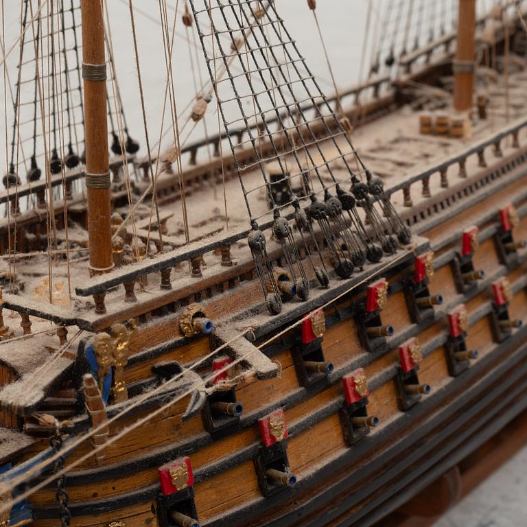 Ship model of Vasa, Built by Bengt Cederholm, 1983.