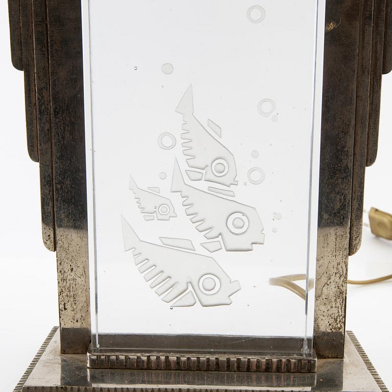 Table lamp, Art Deco early 20th century.