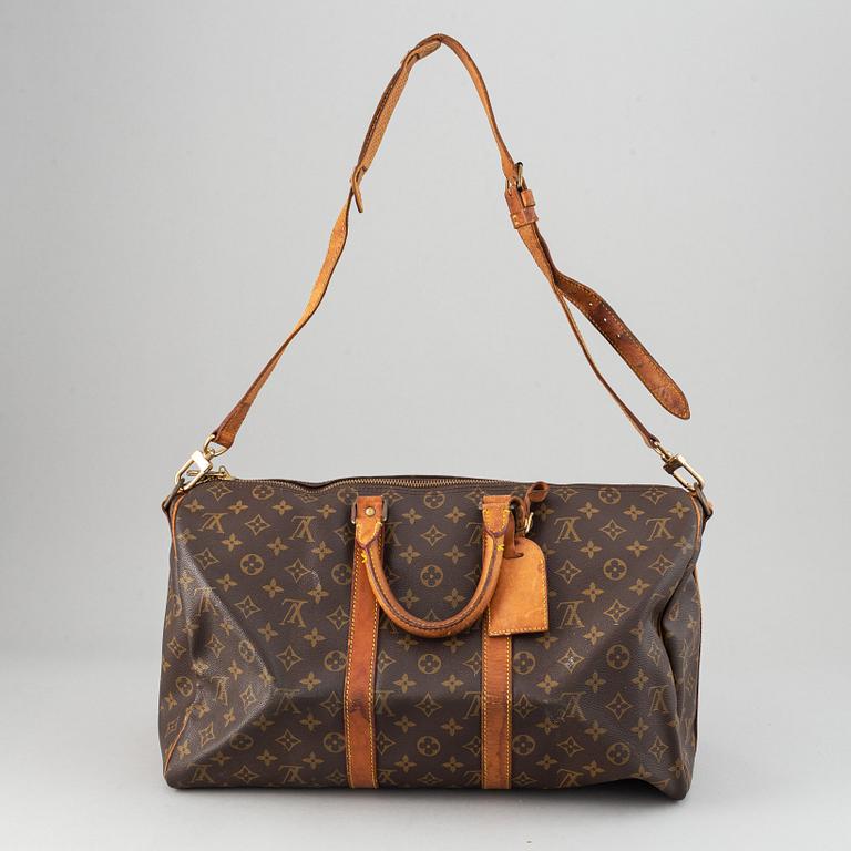 Louis Vuitton, weekendbag, "Monogram Keepall Bandouliere 50".