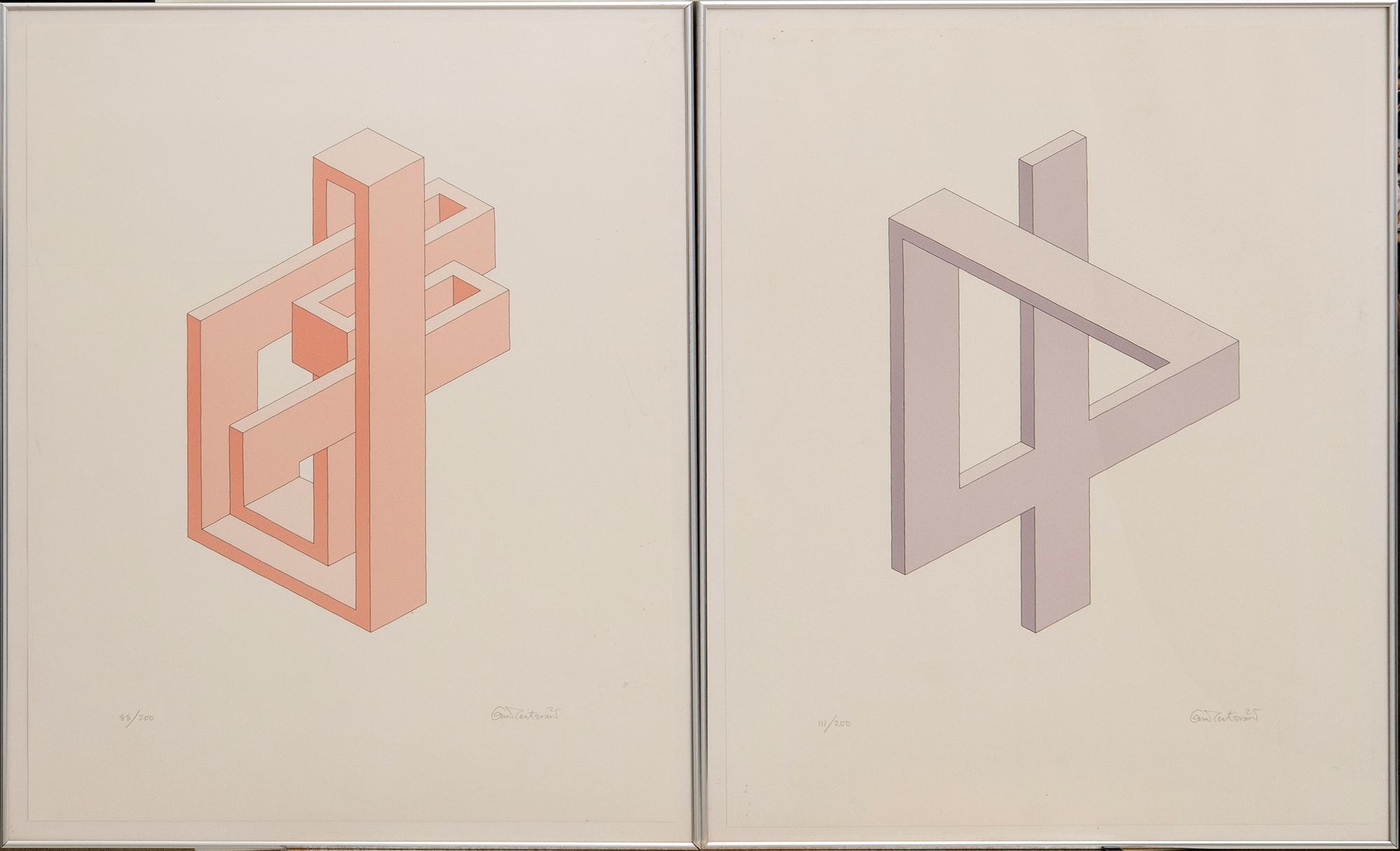Oscar Reutersvärd, 3 Impossible Figures.