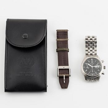 IWC, Schaffhausen, Pilot, Fliegerchronograph (T Swiss Made T), chronograph, wristwatch, 39 mm.