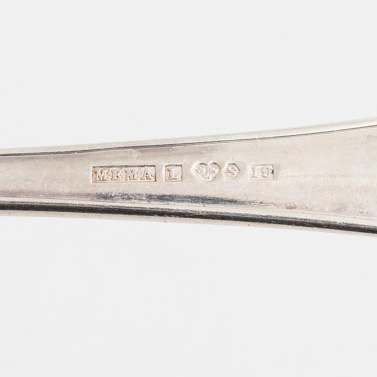 Bestickservis, 78 delar, silver, modell "Symfoni", Mema, Lidköping bl a 1960.