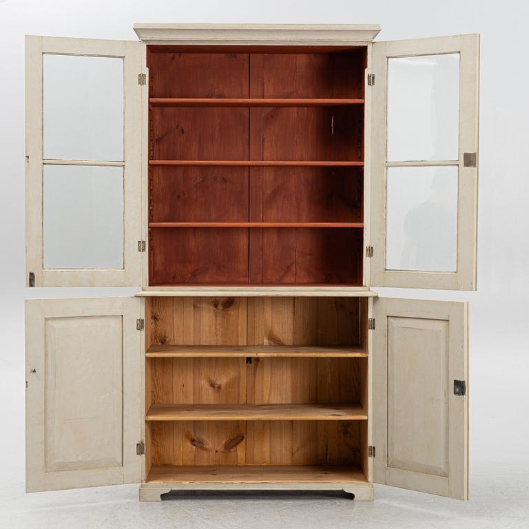 A display cabinet, late 19th Century.