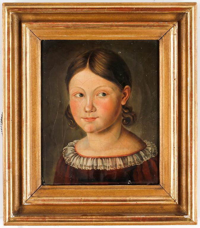 OKÄND KONSTNÄR, olja på duk, ej signerad, 1800-tal.