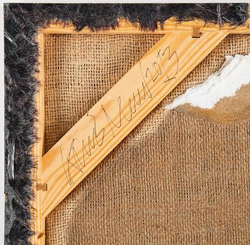 Karl Norin, fuskpäls på duk, vakuumförpackad i plast, signerad och daterad 2013 a tergo.