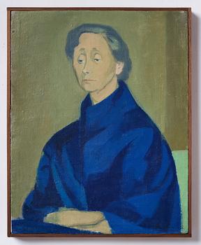 Vera Frisén, oil on relined canvas, signed.