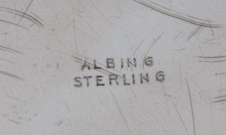 KUVERTTALLRIK, sterlingsilver.