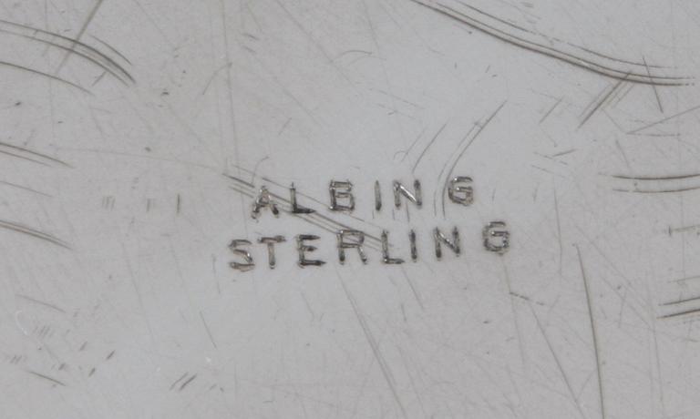 KUVERTTALLRIK, sterlingsilver.