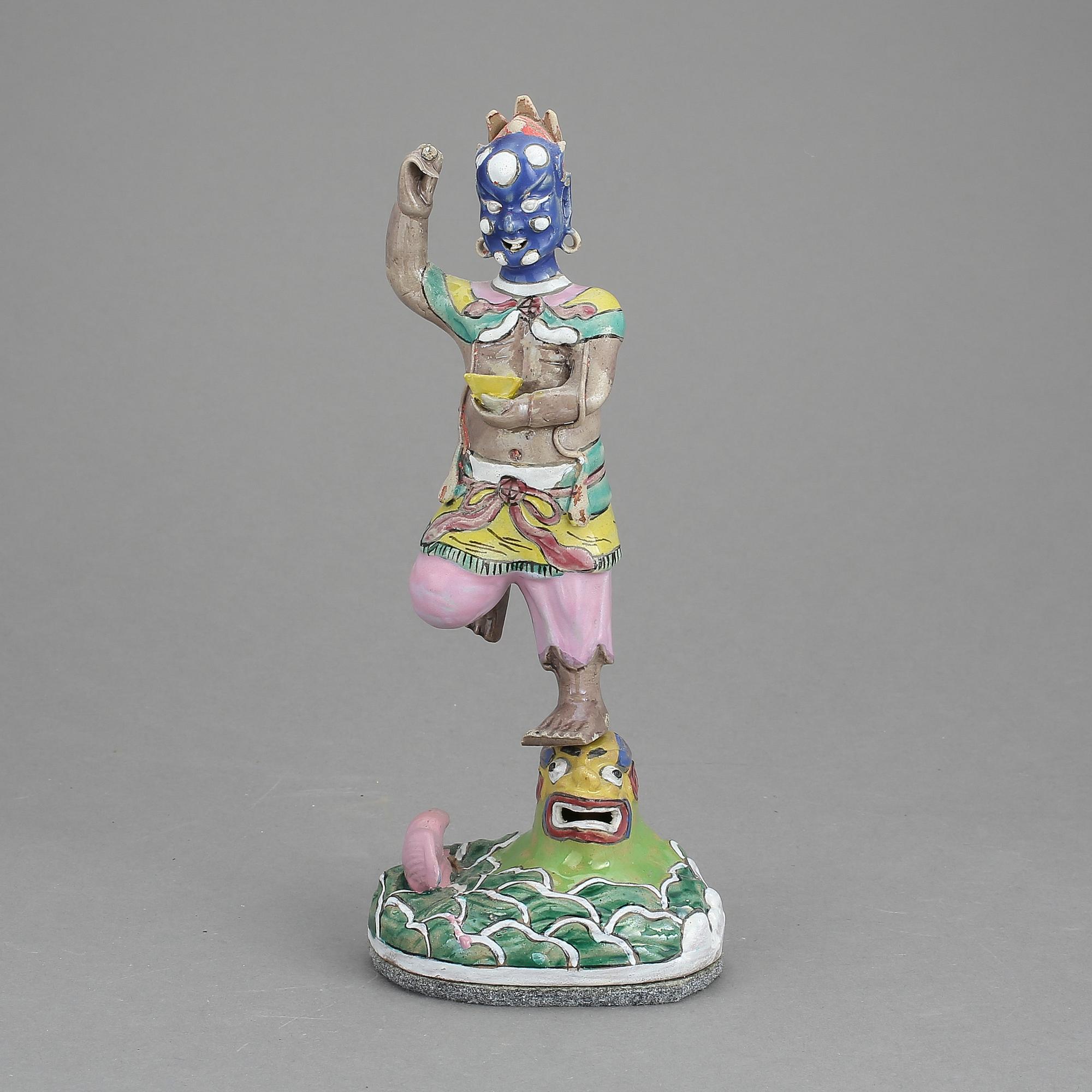FIGURIN, porslin, Kina, omkring 1800.