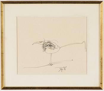 Horst Janssen, Horst Janssen, pencil, signerad and dated -76.