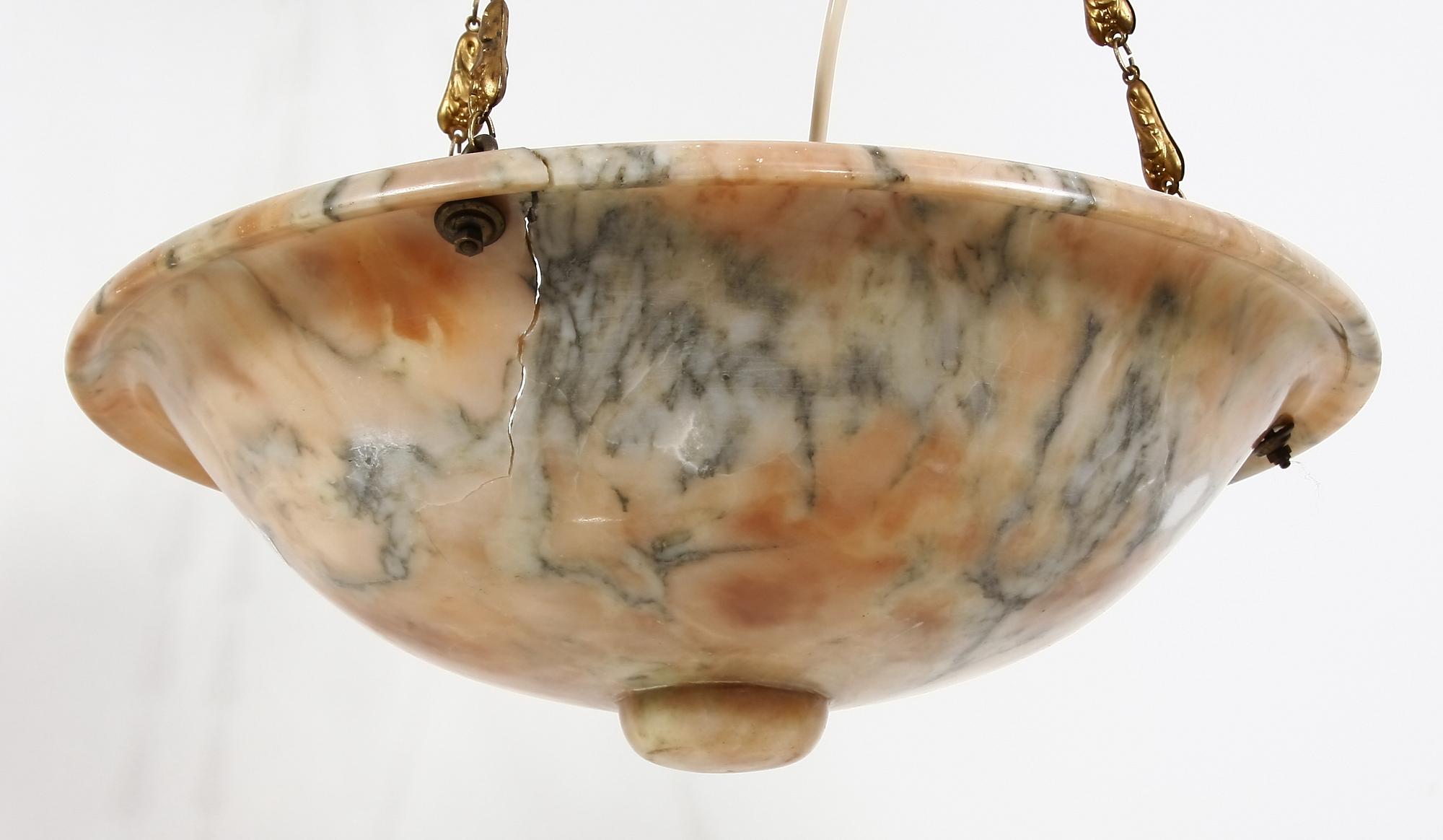 AMPEL, alabaster och mässing.