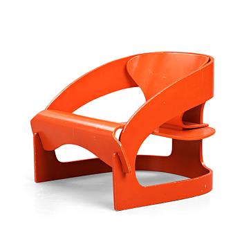 21. Joe Colombo, an easy chair, model 4801 for Kartell, Italy 1960-70's.