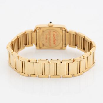 Cartier, Tank, Francaise, wristwatch, 20 x 18 (25) mm.