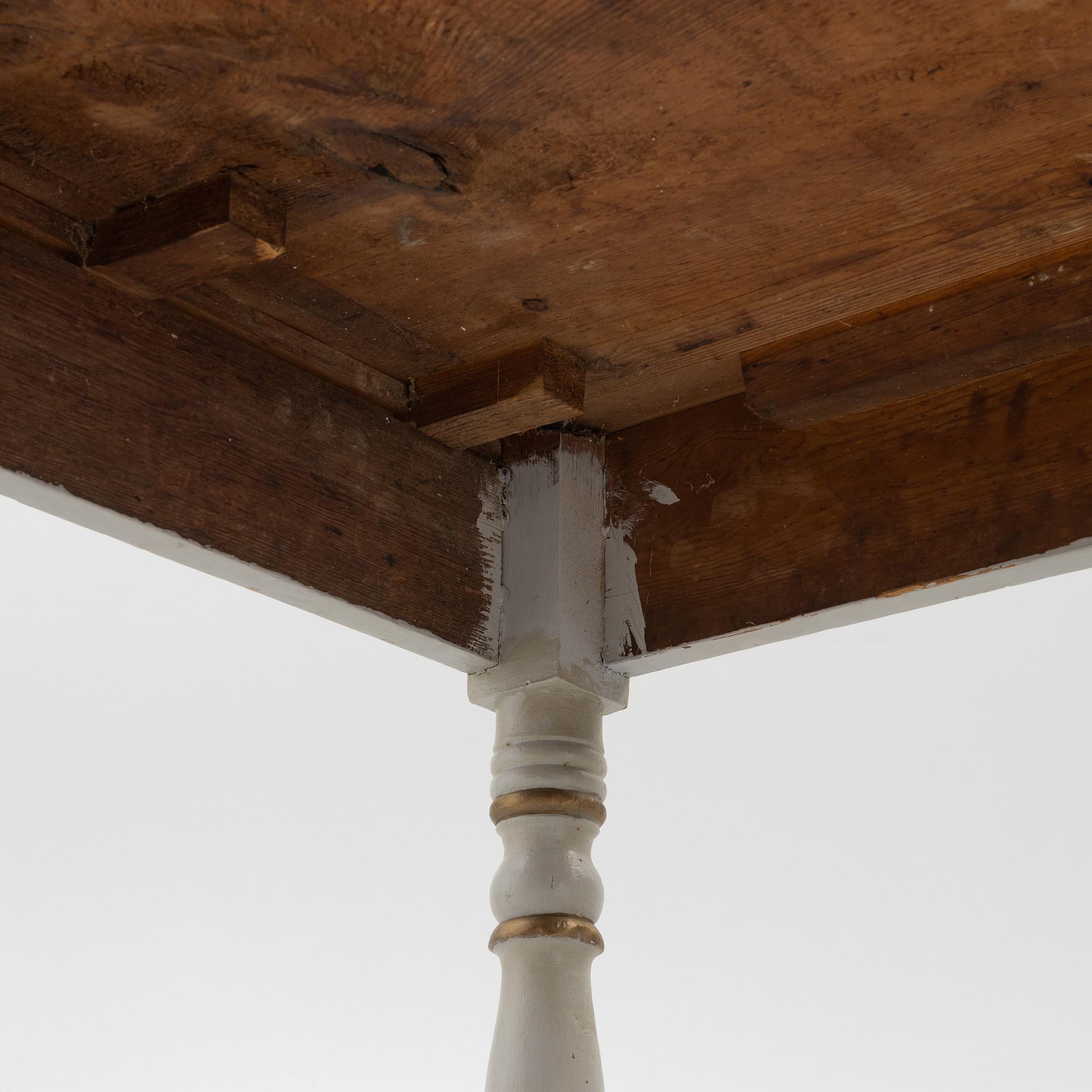 Matbord, 1800-talets mitt.