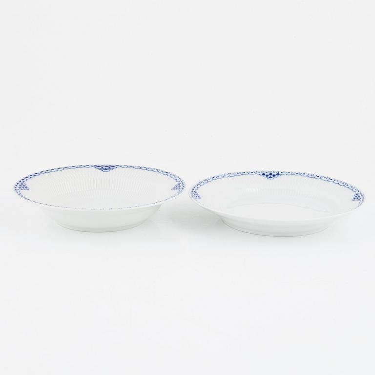 12 pieces porcelain service, "Princess", Royal Copenhagen, Denmark, 20th century.