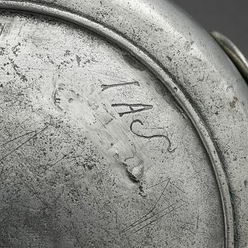 GRÖTSKÅL, tenn, otydliga stämplar, 1800-tal.