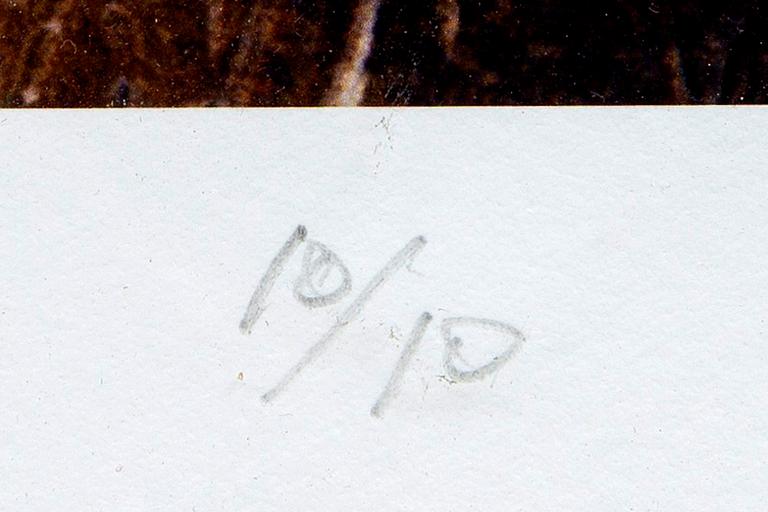 Jorge Castillo, a signed, dated and numbered pigment print.