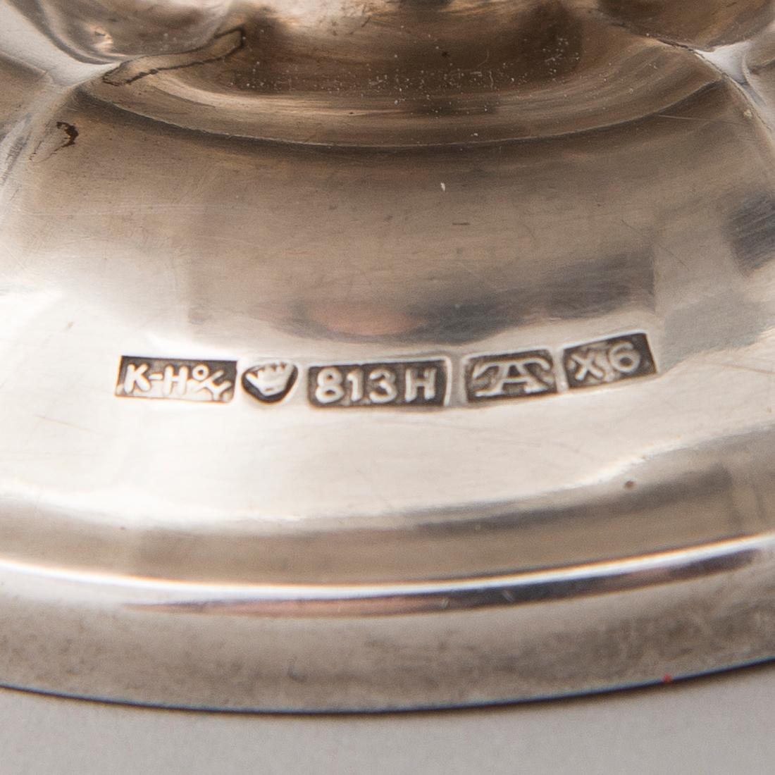 CREAM JUG AND SUGAR BOWL, silver, Turku, 1951.