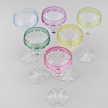 VITVINSGLAS, 6 st, 1900-talets andra hälft.