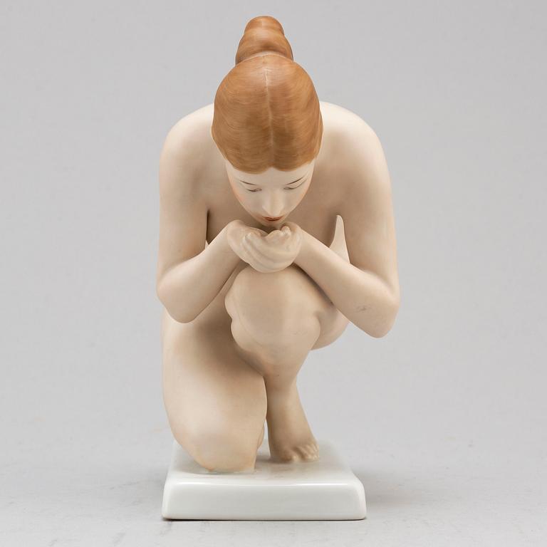 A porcelain figurine, designed by Ernst Wenck for Rosenthal, made in the second quarter of the 20th century.