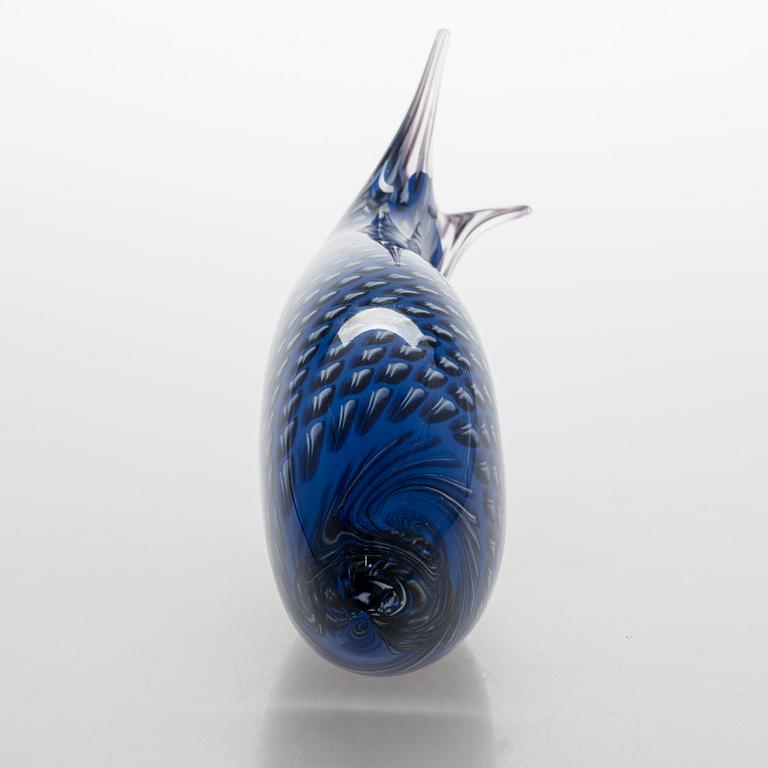 Skulptur, glas, signerad, formgivare Hanne Dreutler, glasblåsare Arthur Zirnsack, Studio Åhus 2002.