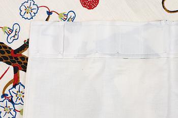 Josef Frank, a 'Gröna Fåglar' curtain, Svenskt Tenn.