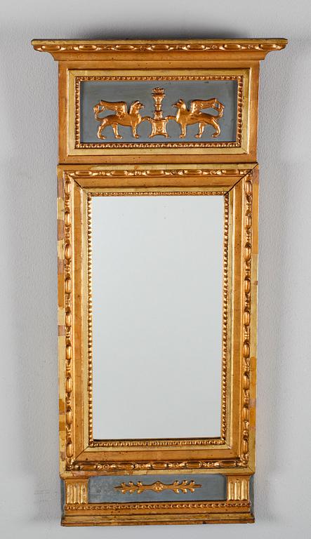 SPEGEL, sengustaviansk, omkring år 1800.