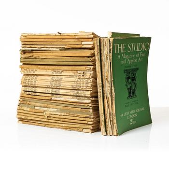 Periodical, 43 issues, "The Studio", London, 1904-1926.
