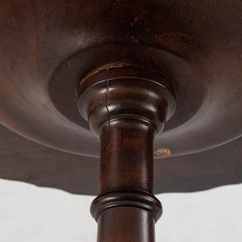 A pie-crust table, England, 19th Century.