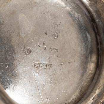 Emil Ferdinand Dahl, vinkanna, silver, Köpenhamn, Danmark, 1865.