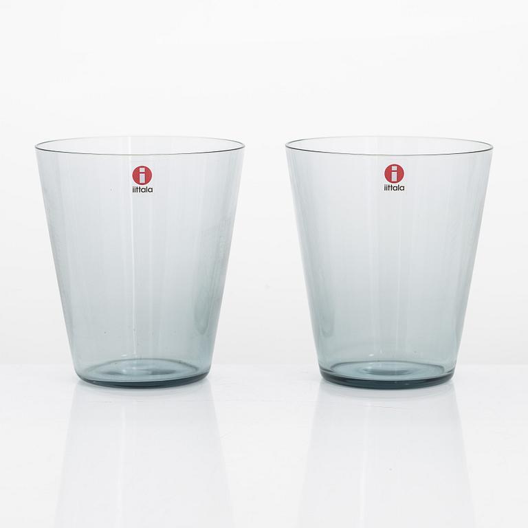 Kaj Franck, laseja, 6 kpl, 100-vuotisjuhlavuosi, "Kartio", Iittala 2011.