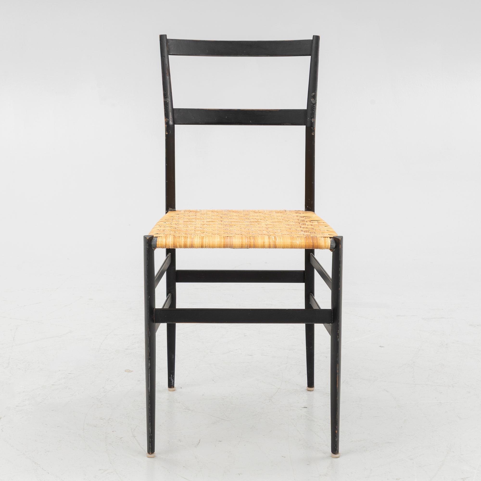 Gio Ponti, a 'Superleggera' chair, sold at Illums Bolighus, 1960's.