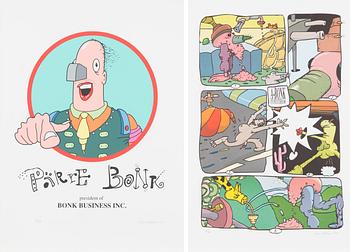 Alvar Gullichsen, serigraphs, 2 pcs, signed and dated 1991. Numbered 25/100.