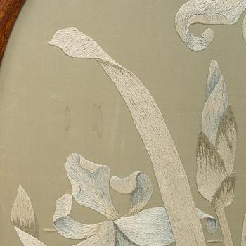 Vikskärm, tre delar, jugend, tidigt 1900-tal.