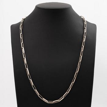Karl-Ingemar Johansson, collier och armband, silver,