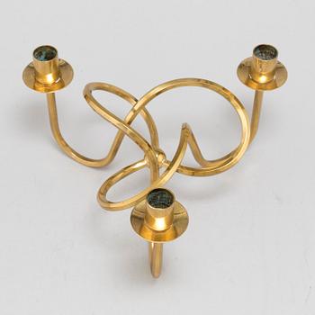 JOSEF FRANK, a brass candelabrum, Firma Svenskt Tenn.