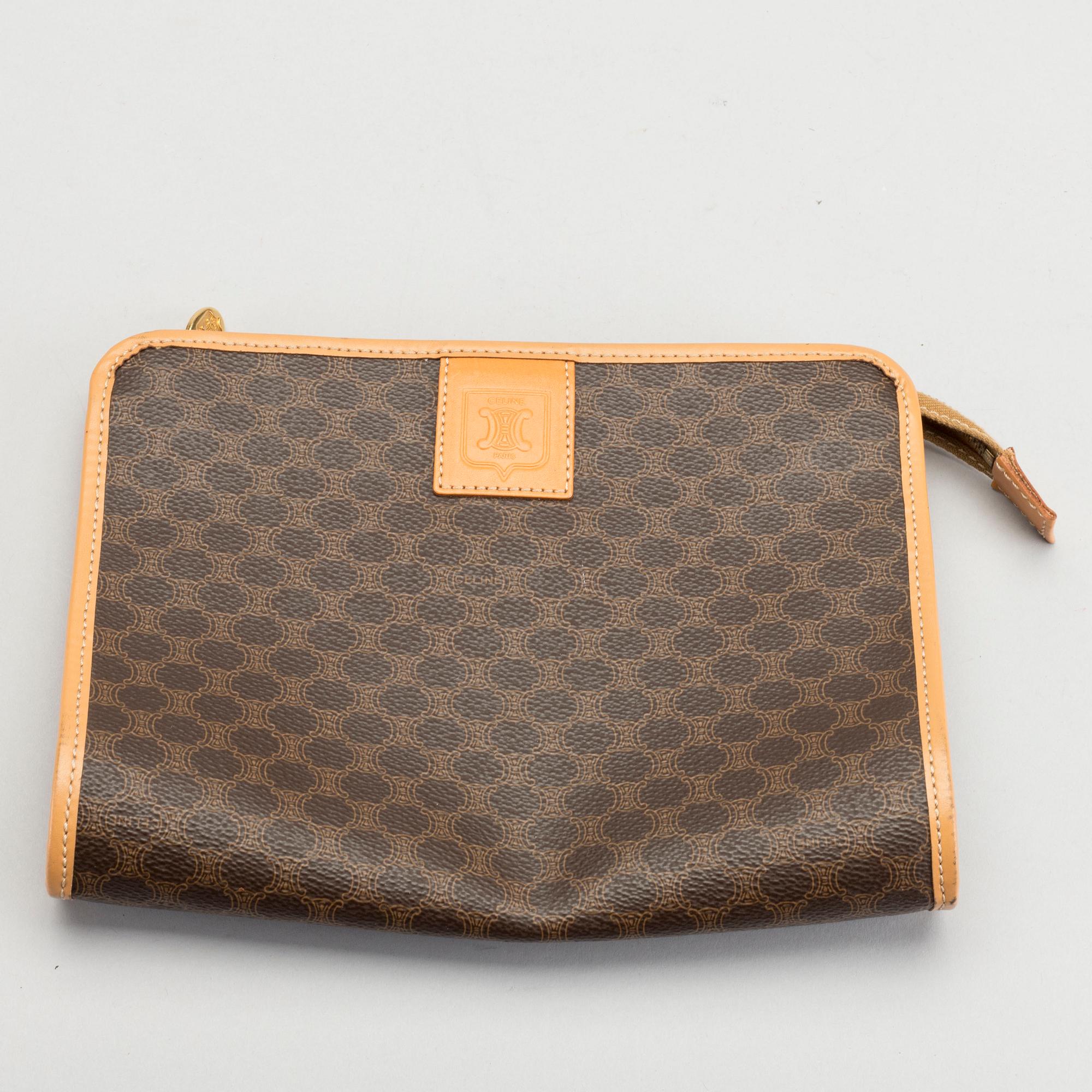 A CÉLINE TOILET BAG.