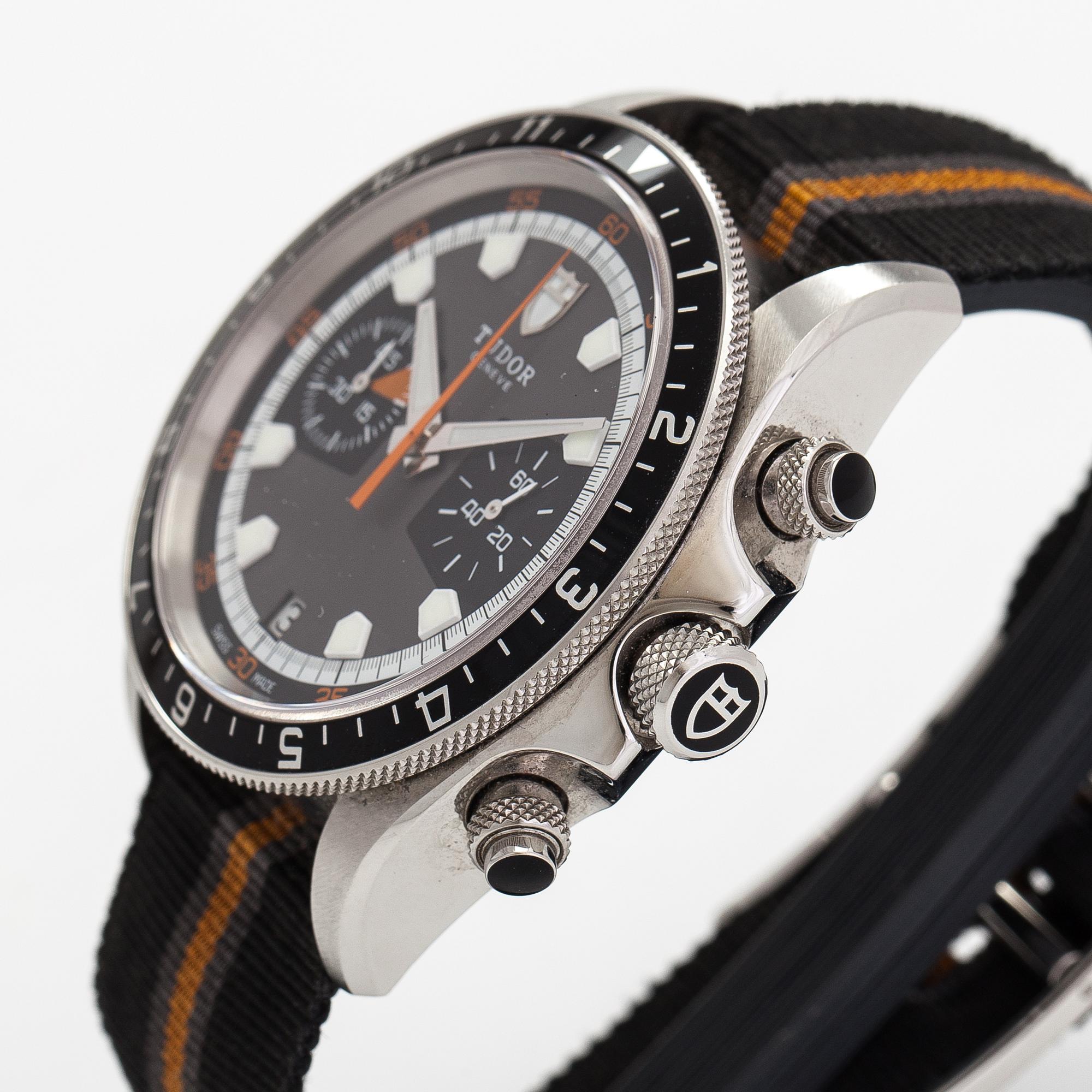 Tudor, Geneve, Heritage Chrono, Chronograph, wristwatch, 42 mm.