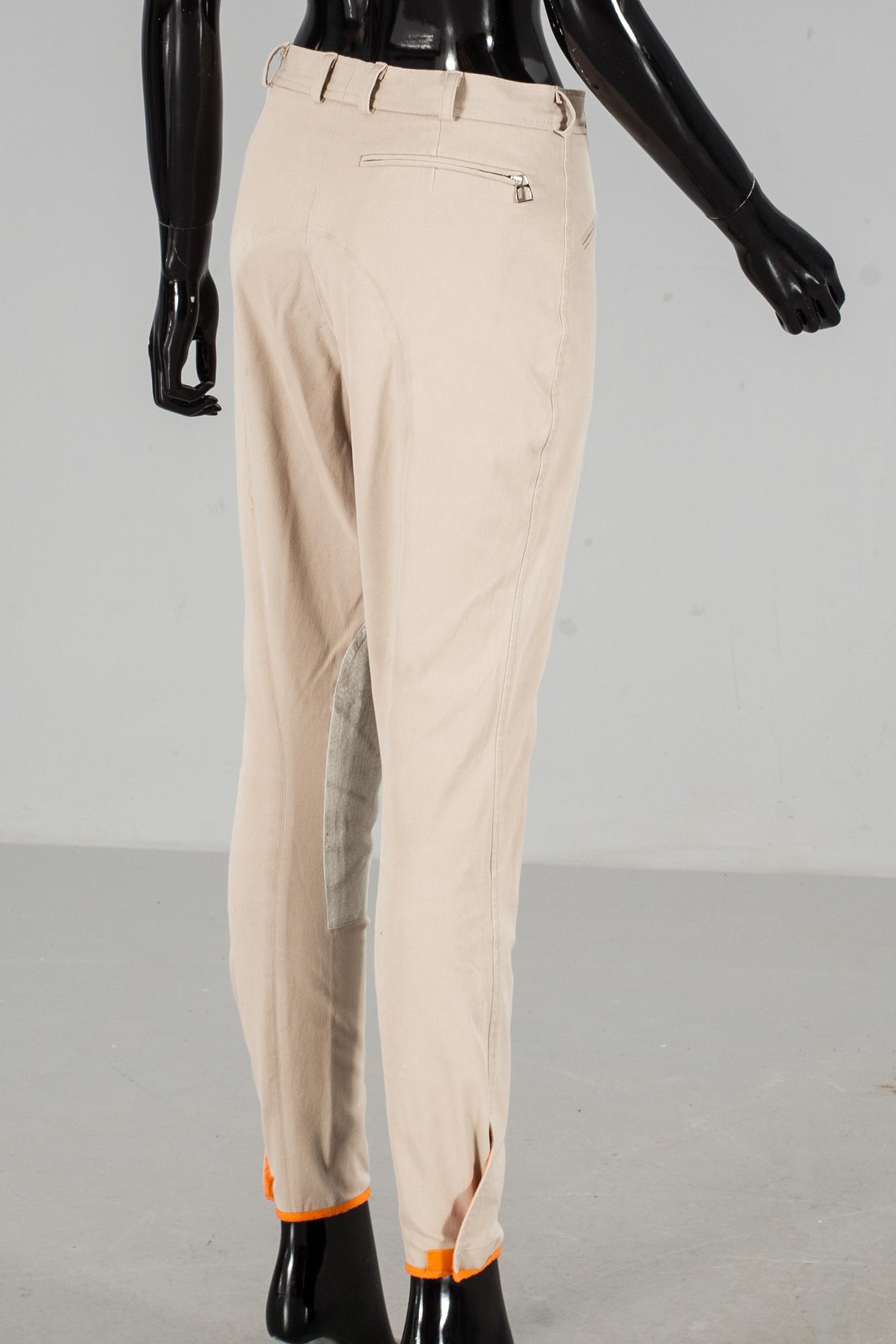 BYXOR, bomullsstretch, Hermès.