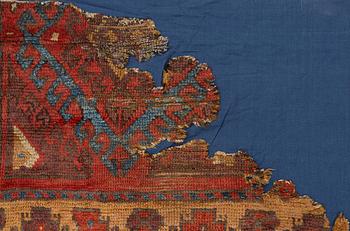 A 19th century Cappadocia fragment, c. 100 x 120 cm.