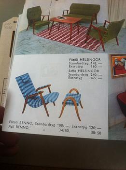 FOTPALL, "Benno", IKEA, 1950-tal.