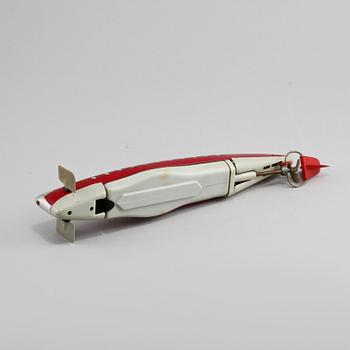 LEKSAKSUBÅT, "SUBMARINO No 3007", Schuco, Tyskland, 1900-talets mitt.