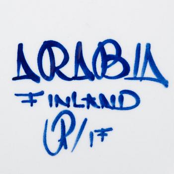 SERVIS, 14 delar, porslin, "Valencia", Ulla Procopé, Arabia, Finland 1960-70-tal.