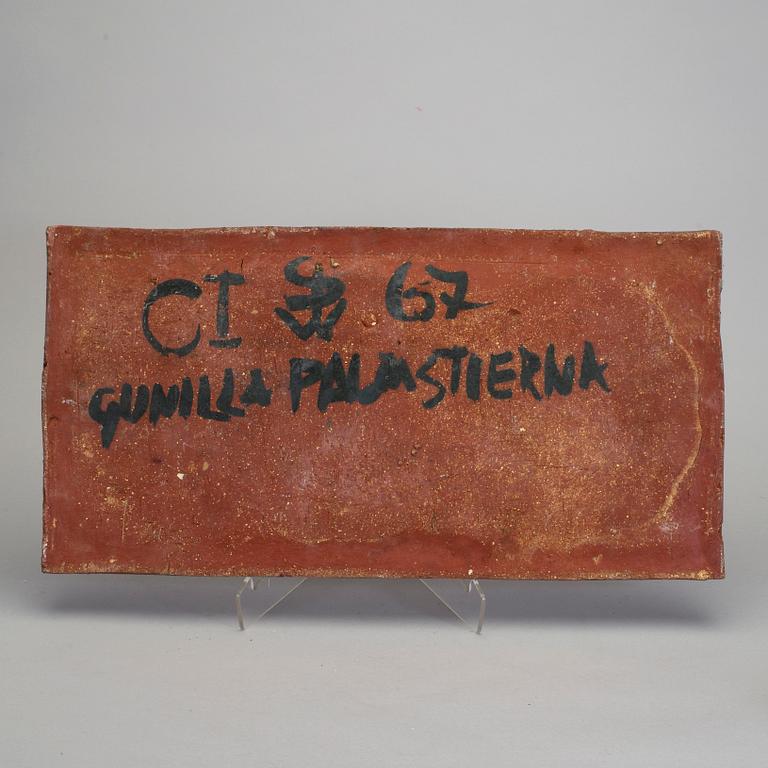 GUNILLA PALMSTIERNA-WEISS, väggrelief, signerad och daterad 67.