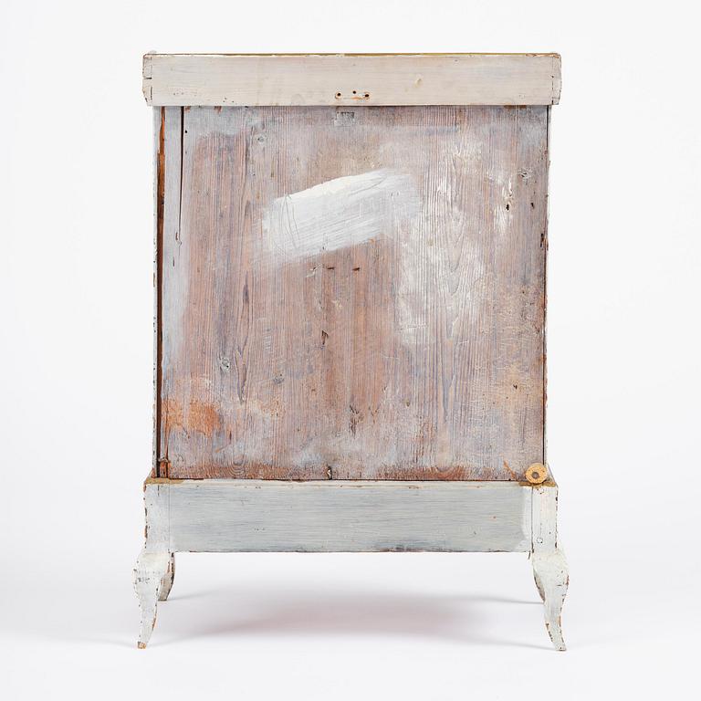 Miniatyrskåp, Sverige, 1700-talets senare del, Rokoko.