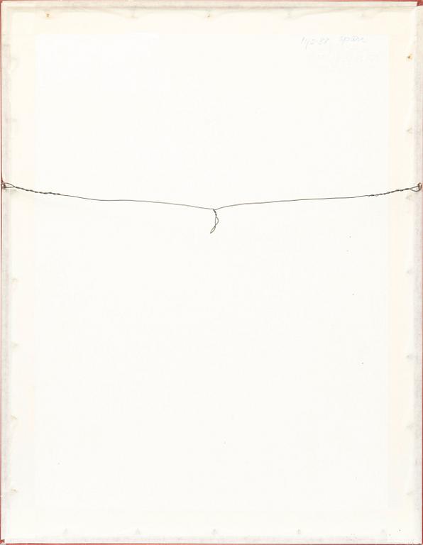Lars Lerin, Mountain landscape.