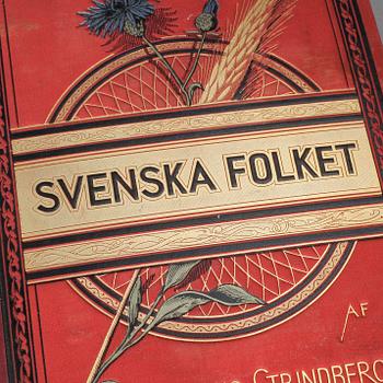 BÖCKER, 2+2 band, bla August Strindberg "Svenska Folket" och Claes Lundin "Gamla Stockholm" resp "Nya Stockholm".
